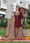 Tarnika By Kadlee Roman Silk Kurti With Bottom Dupatta